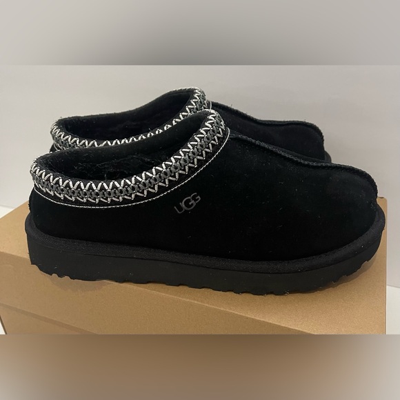 Ugg Tasman women’s slipper size 7 Black suede - Picture 12 of 12